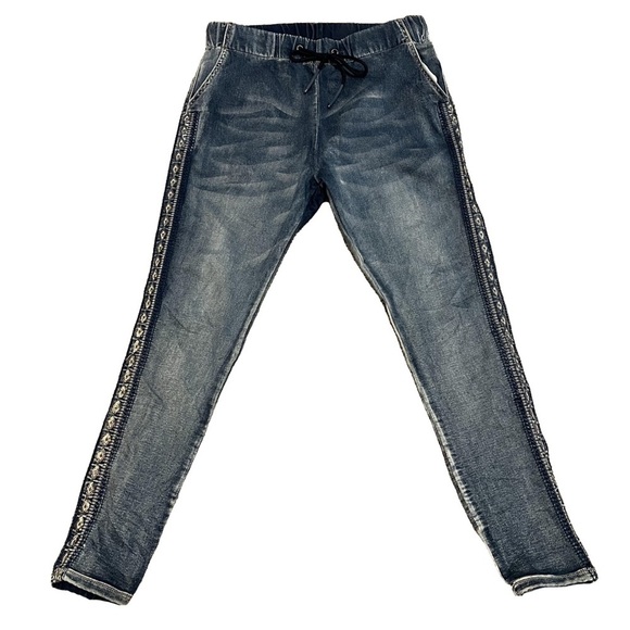 Venti6 Denim - Venti6 Denim Jeggings Jeans Pull-on Elastic Waist Sequins Women’s Size Small